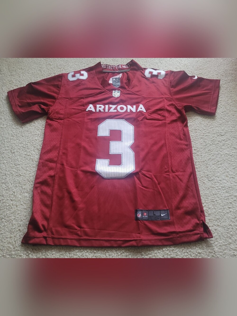 Arizona Cardinals Budda Baker #3 Stitched NFL Jersey Kids L